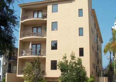 Four-Story Condominium with Semi-Subterranean Parking