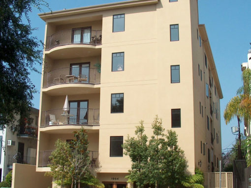 Four-Story Condominium with Semi-Subterranean Parking